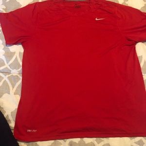Two Men’s Nike Dry Fit Short Sleeve Shirts - XL